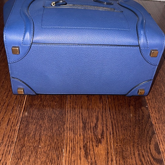 CELINE luggage micro tote navy blue NWT - Picture 8 of 9